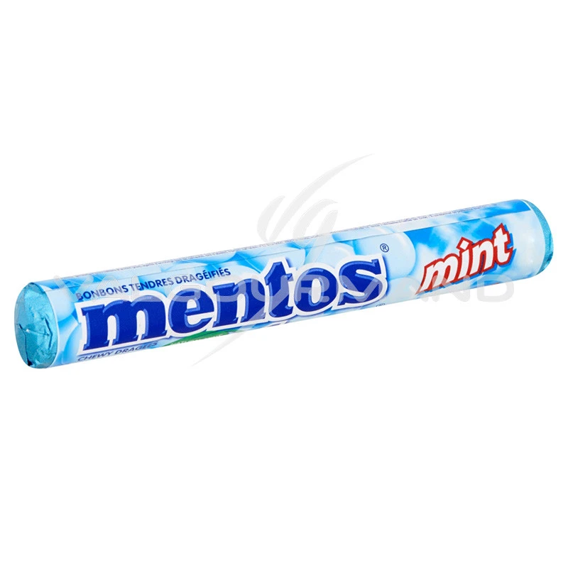 Mentos mint - boîte de 40 rouleaux