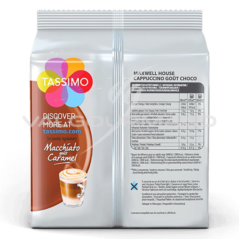 Tassimo LOR Café Espresso Delizioso 104g (16 dosettes) - les 5 paquets