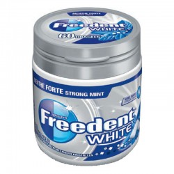 Freedent Box white menthe forte SANS SUCRES 84g - 6 boîtes