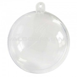 Boules transparentes en plexiglass 8 CM - 20 pièces