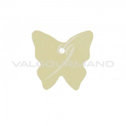 Etiquettes papillon IVOIRE - 4 vignettes