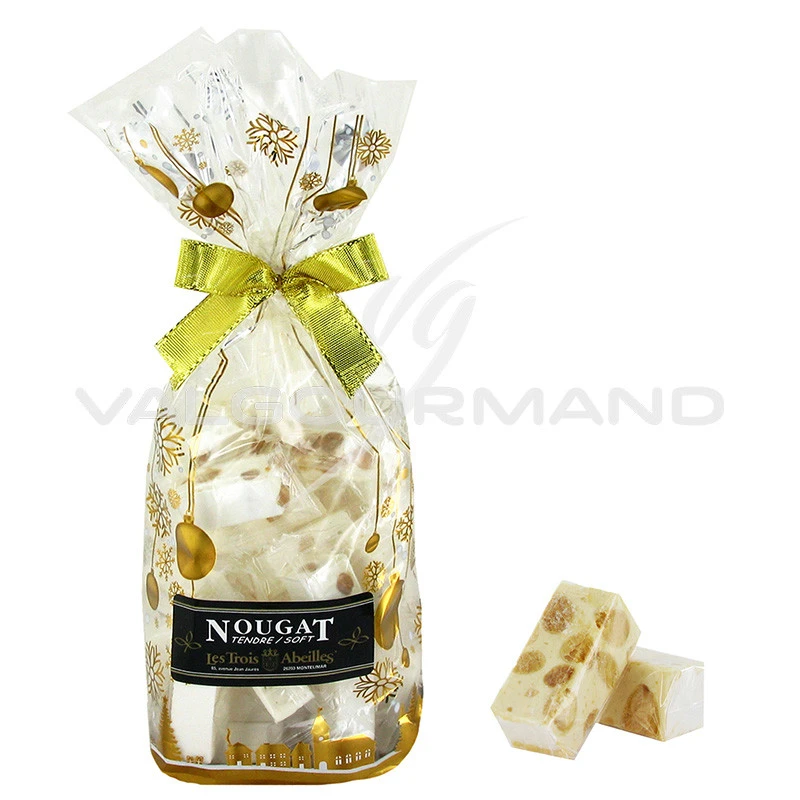 Nougats tendres 15% amandes - sachet de 200g