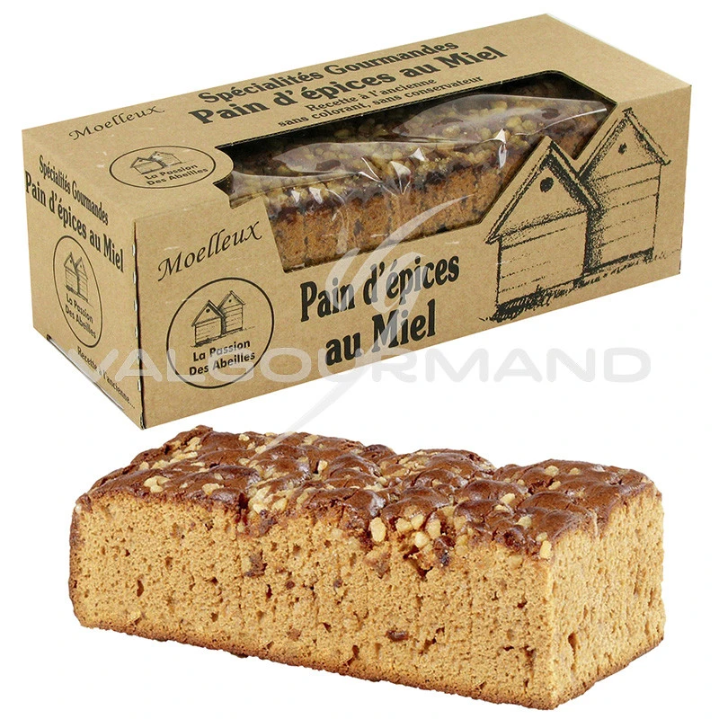 Pain d'épices artisanal au miel pré tranché - 500g