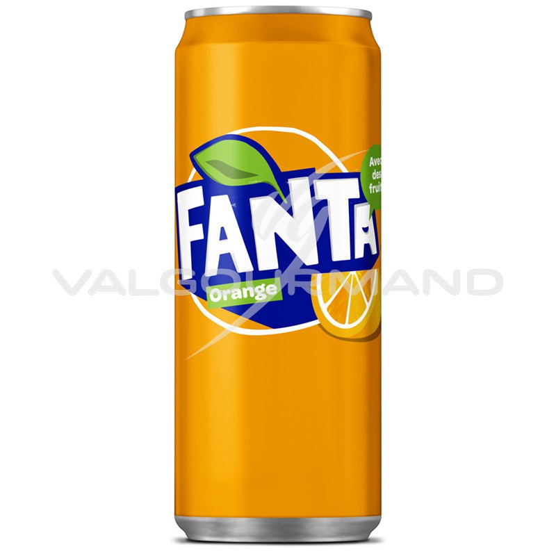 Fanta orange canette 33 cl - Carton de 24, tous les services généraux.