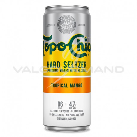 Topo Chico Tropical Mango boîte 33cl Hard Seltzer - Lot de 12