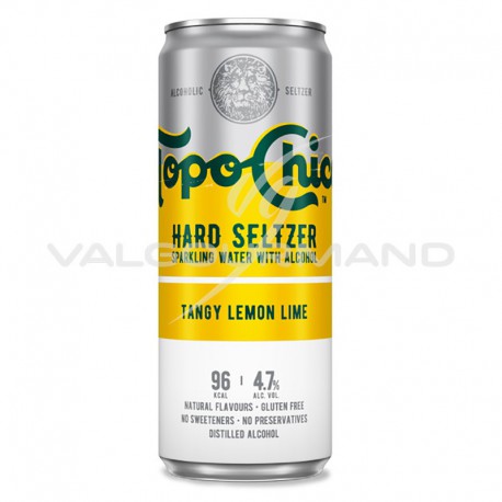 Topo Chico Tangy Lemon Lime boite 33 cl Hard Seltzer - Lot de 12