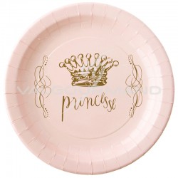 Assiettes Princesse - 6 pièces