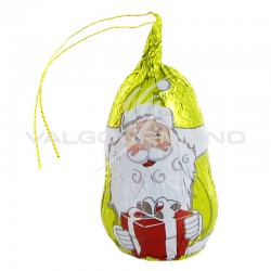 Pères Noël en chocolat avec attache s/alu 12,5g - carton de 480
