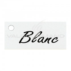 Etiquettes Rectangulaire BLANC - 6 vignettes en stock