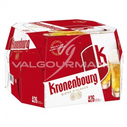 Kronembourg bouteille en verre 25cl - pack de 26 en stock