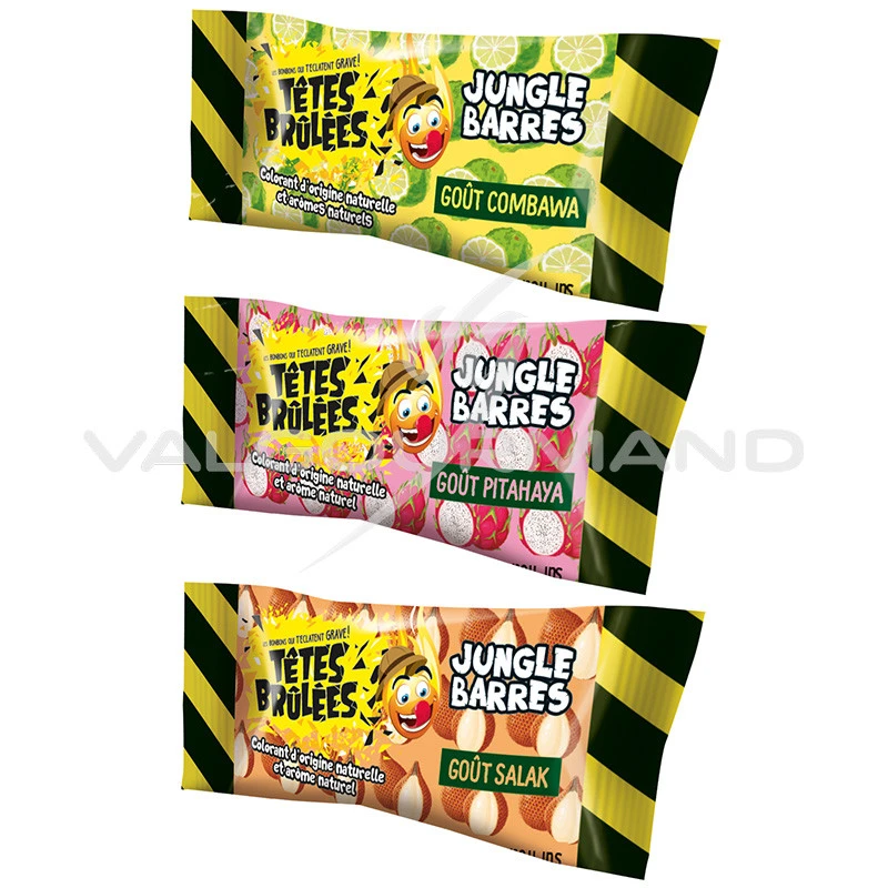 Bonbons Têtes brulées Fraise et Pomme 200 g