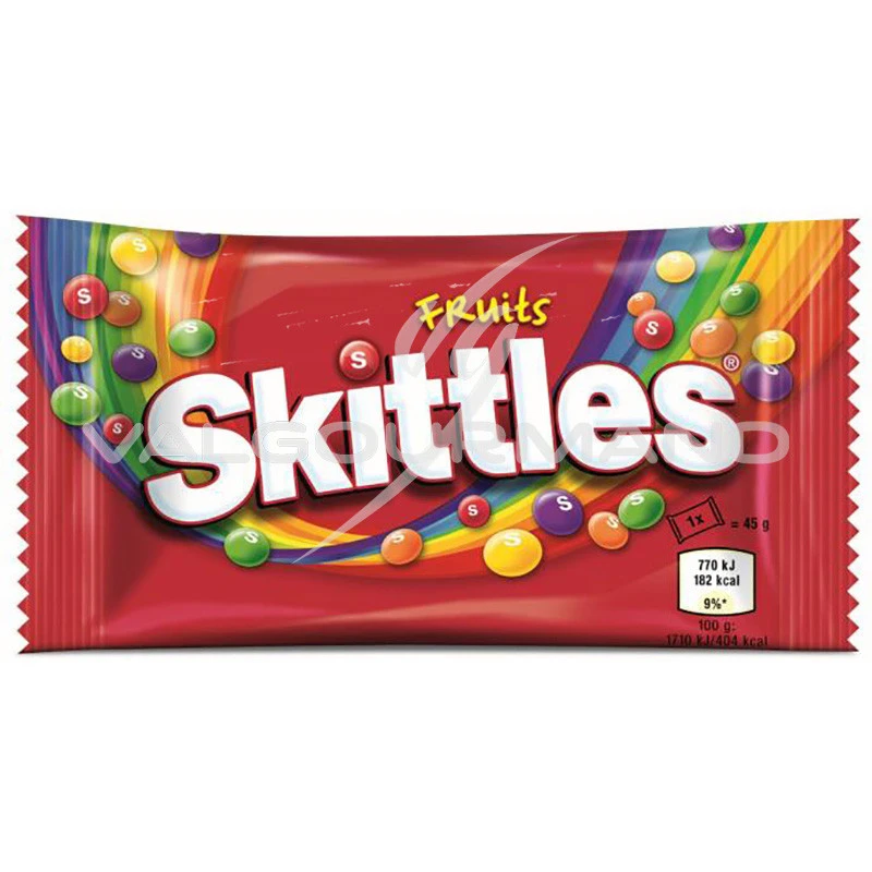 Skittles aux fruits 45g - boîte de 36