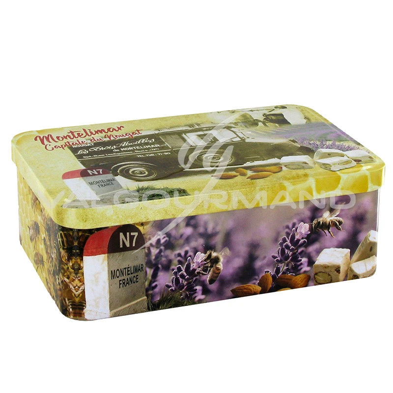 Nougats tendres de Montélimar - boîte rétro de 400g