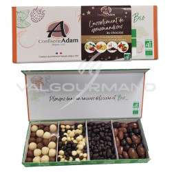 Assortiment de gourmandises chocolat BIO - coffret de 300g en stock
