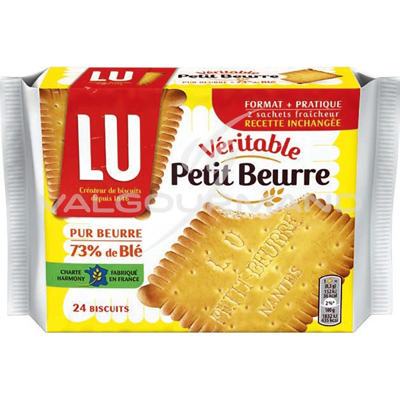 Petit beurre véritable LU 200g - 20 paquets de biscuits LU Petit beurre