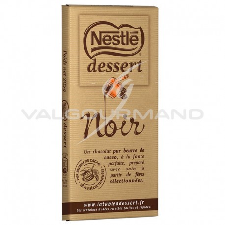Nestlé dessert chocolat noir 205g - 20 tablettes