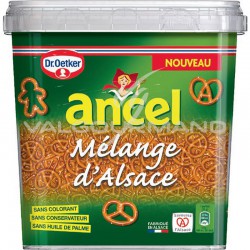 Biscuits salés mélange d'Alsace Ancel - seau de 1,2kg en stock