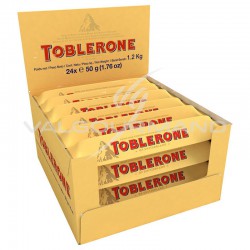 Toblerone lait 50g - boîte de 24 en stock