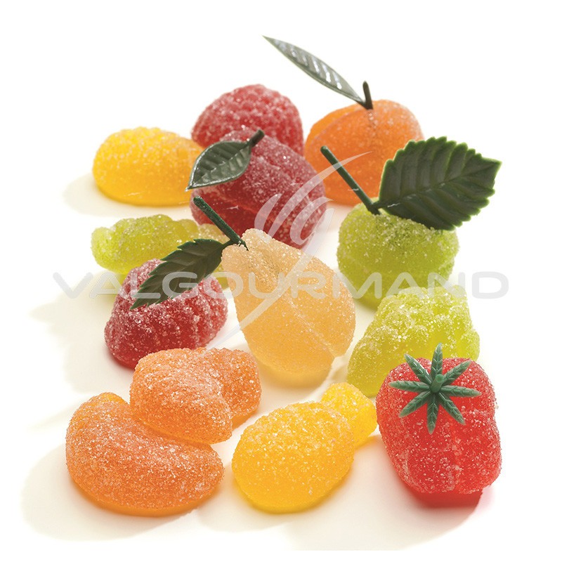 Pâte de fruits extra en forme de fruits