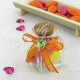 Mini pots carré avec bouchon en liège - 12 pièces