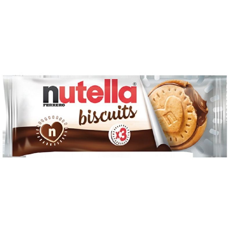 Biscuits Nutella fourrés choco 41.4g - Achat boîte de 28 biscuits au Nutella