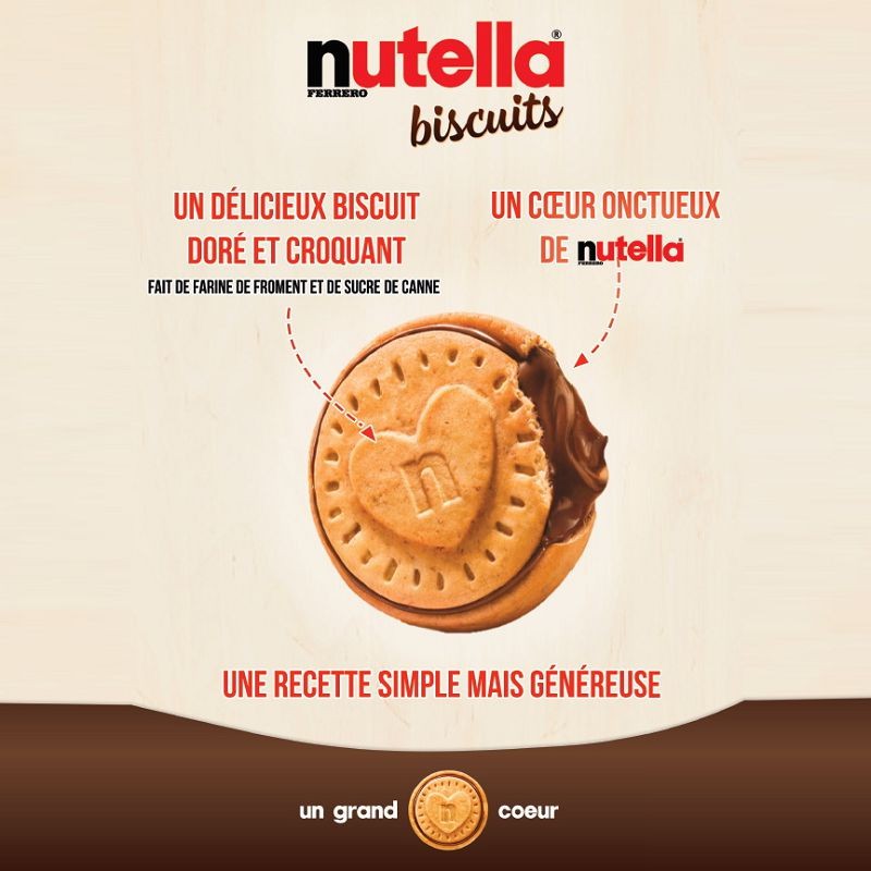 Coffret de mini livre de cuisine: nutella, petit beurre, crème de