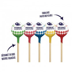 Sucettes boules Pierrot Gourmand - boîte de 150