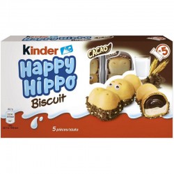 Kinder Happy Hippo cacao 104g - carton de 10