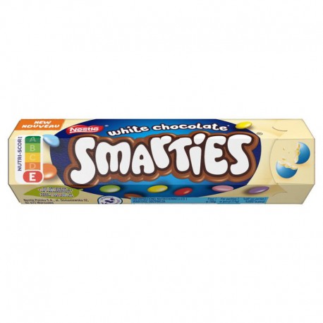 Smarties chocolat blanc 34g - 24 tubes