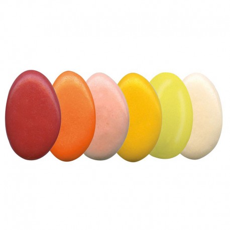 Dragées chocolat 71% camaïeu de ROUGE - 1kg