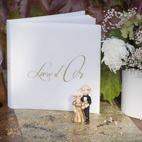 Livre d'or Lettres en OR - pièce