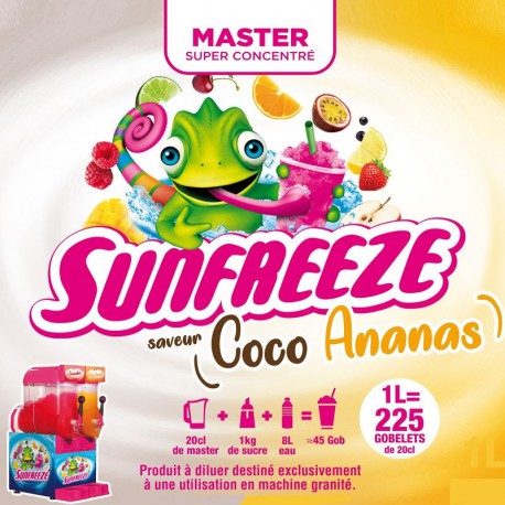 Concentré arôme COCO ANANAS 1L pour Granité / Granita