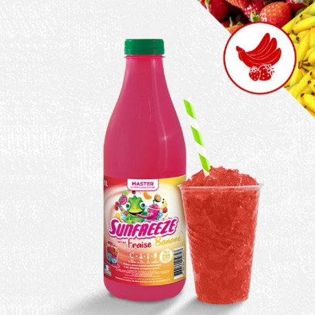 Concentré arôme FRAISE / BANANE 1L pour Granité / Granita