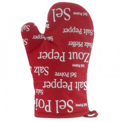 Gant sel & poivre ROUGE Winkler