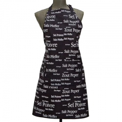 Tablier sel & poivre Winkler NOIR