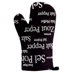 Gant sel & poivre NOIR Winkler