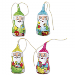 Pères Noël chocolat s/alu 11,8g - 5cm - carton de 200