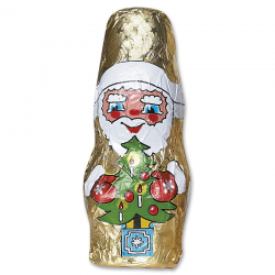 Pères Noël chocolat s/alu 40g +-11 cm - carton de 60