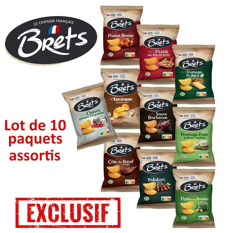  Brets Chips Chevre & Piment d'Espelette 125g