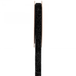 Ruban velours pailleté Autocollant 10MM NOIR - pièce