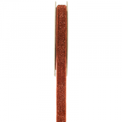 Ruban velours pailleté Autocollant 10MM CUIVRE - pièce