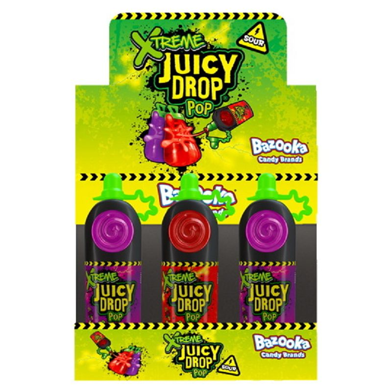 Juicy Drop Pop Xtrem sour boîte de 12