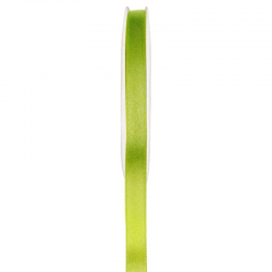 Ruban 6MM en satin VERT - 25 mètres