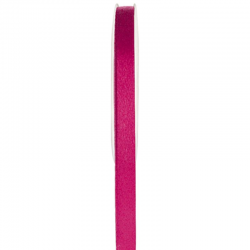 Ruban 6MM en satin FUSCHIA - 25 mètres