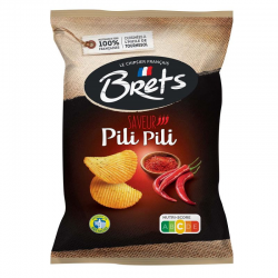 Chips Brets Pili pili 125g - carton de 10