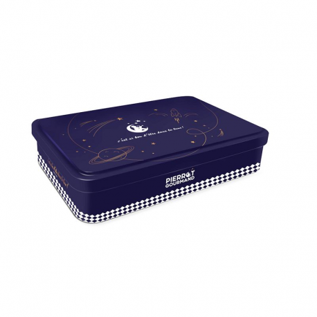 Boîte métal collector garnie de 20 sucettes assorties Pierrot Gourmand - 260g