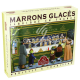 Coffret de 16 Marrons glacés pliès sous alu or - 270g