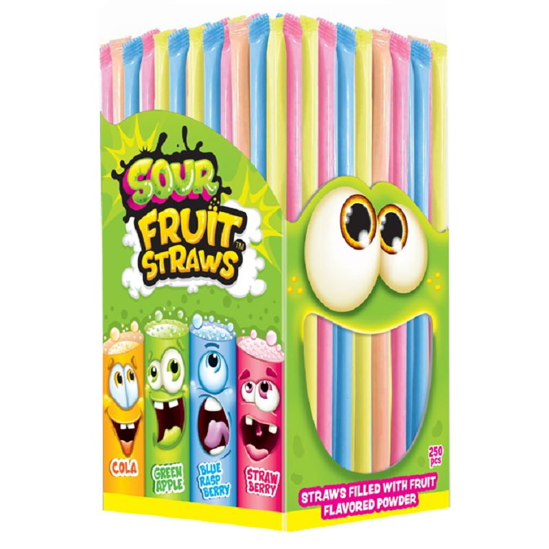 Sour Fruits Straws Johny Bee