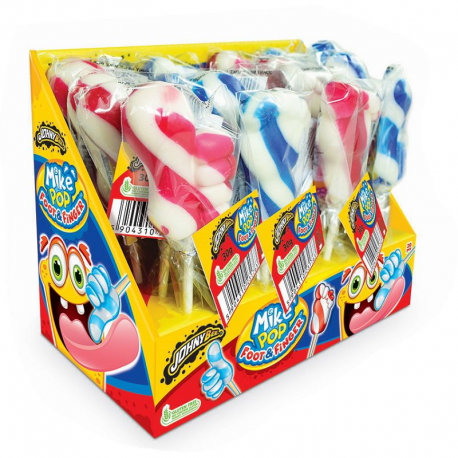 Sucettes Mike Pop Finger and Foot - boîte de 20