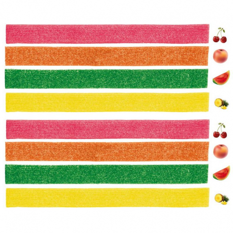 Ceintures acides Multifruits - boîte de 200